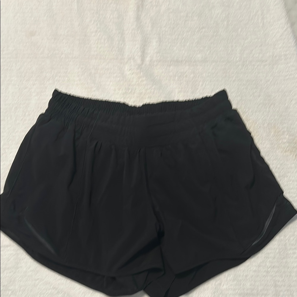lululemon athletica hotty hot Black Athletic Shorts